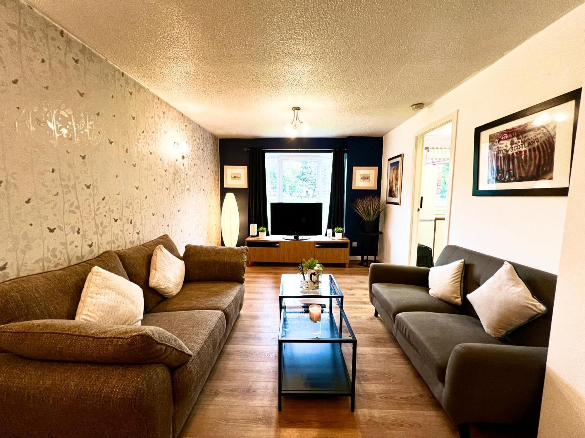 Ground Floor Flat With Free Parking & Wifi Apartment Glasgow Exterior foto