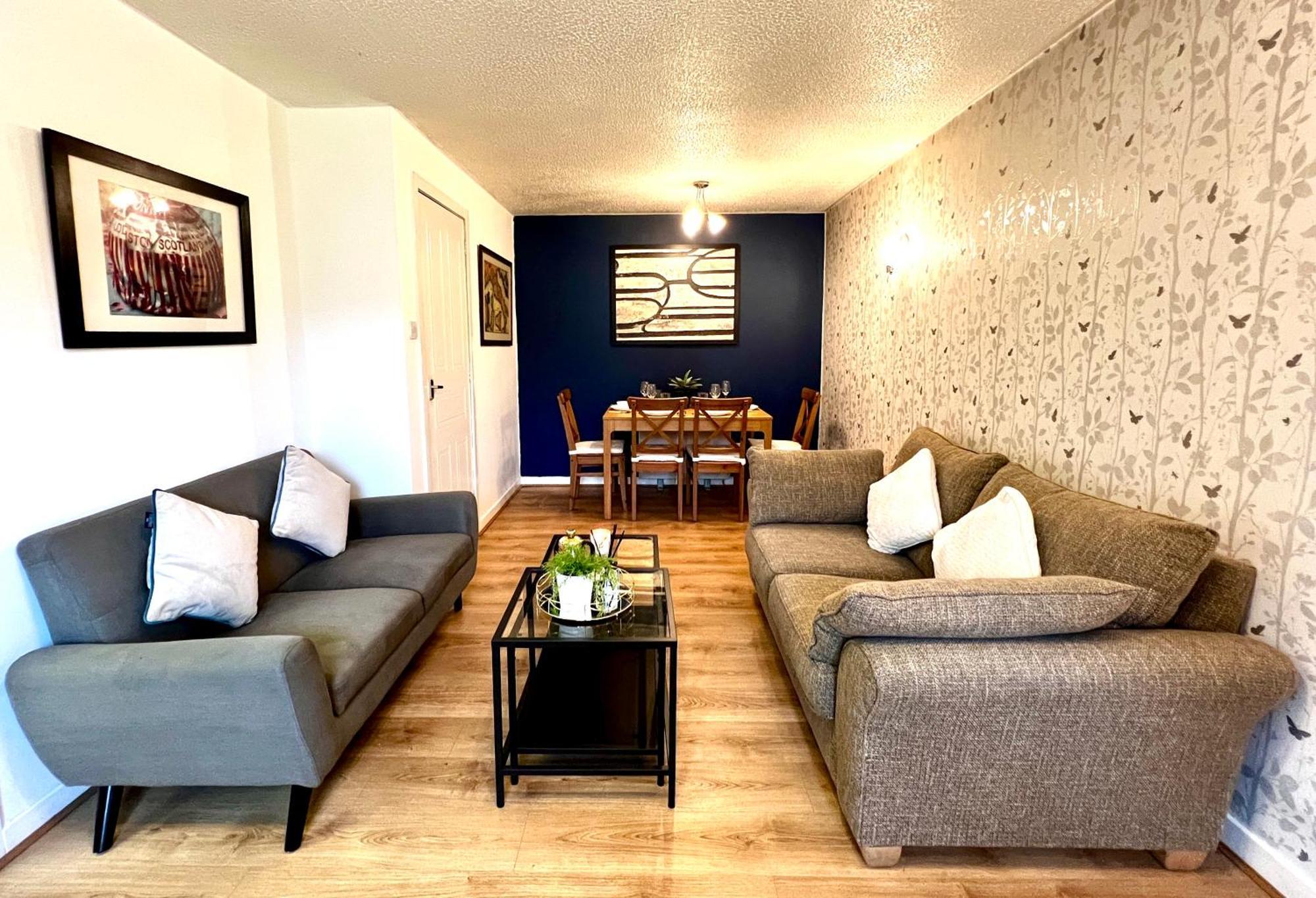 Ground Floor Flat With Free Parking & Wifi Apartment Glasgow Exterior foto