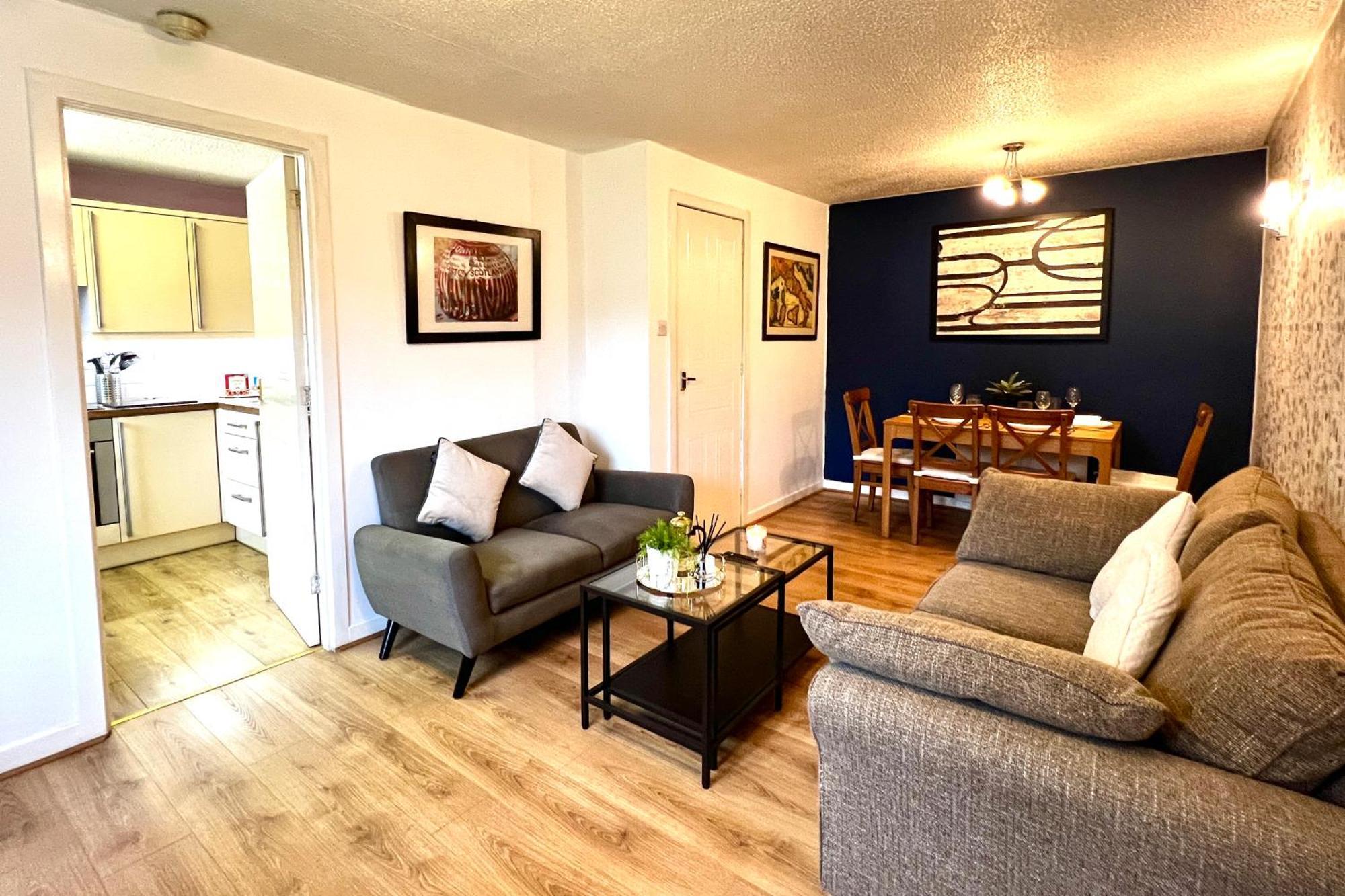 Ground Floor Flat With Free Parking & Wifi Apartment Glasgow Exterior foto